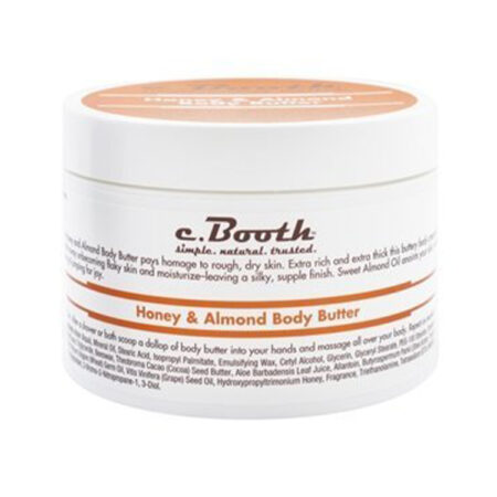 C. Booth Body Butter, Honey Almond, 8 Fluid Ounce