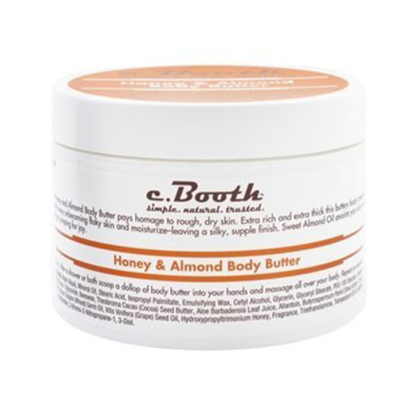 C. Booth Body Butter, Honey Almond, 8 Fluid Ounce