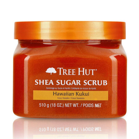 Tree Hut Shea Sugar Scrub Hawaiian Kukui, 18oz, Ultra Hydrating and Exfoliating Scrub