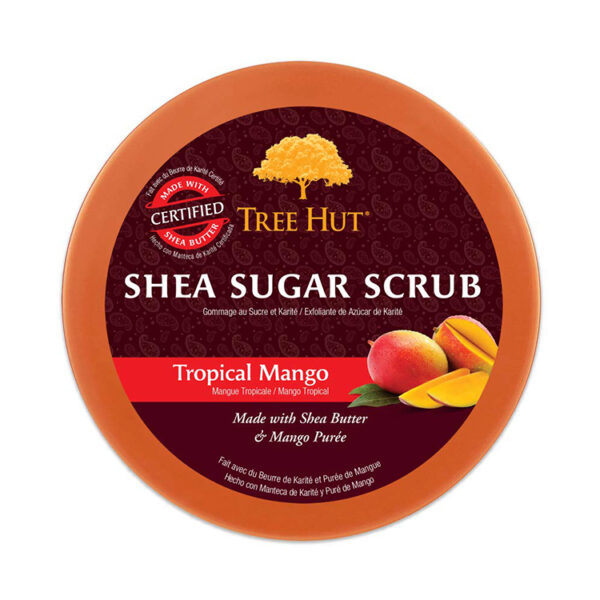 Tree Hut Shea Sugar Scrub Tropical Mango, 18oz, Ultra Hydrating and Exfoliating Scrub for Nourishing Essential Body Care - Image 2