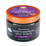 Tree Hut Detoxifying Mediterranean Salt Scrub Fig & Olive, 15oz, Ultra Hydrating and Exfoliating Scrub for Nourishing Essential Body Care