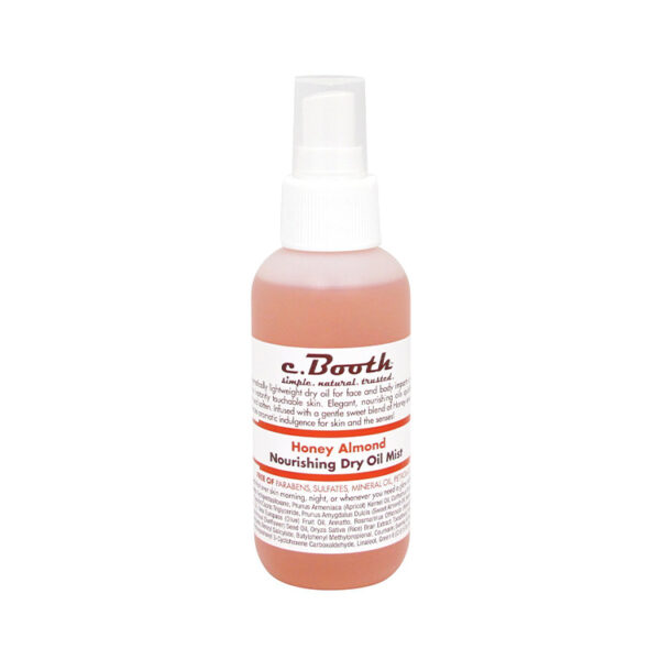 C. Booth Nourishing Dry Oil Mist, Honey Almond, 4 Fluid Ounce