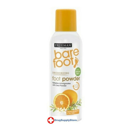 BL Freeman Bare Foot Powder Deodorizing Spray 4.5 oz - THREE PACK