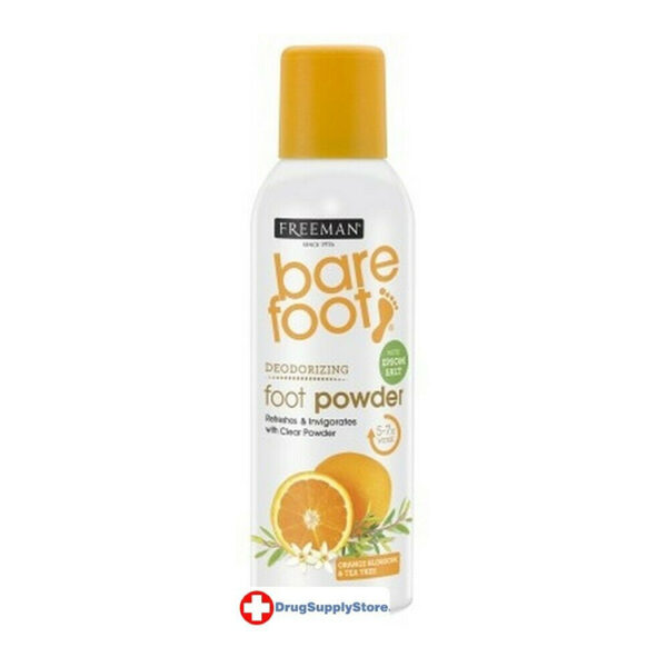 BL Freeman Bare Foot Powder Deodorizing Spray 4.5 oz - THREE PACK