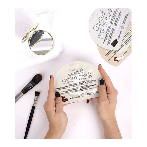 iN.gredients Coffee Cream Mask - Moisturizing, Cleansing, Exfoliating Pore Refiner for Dehydrated, Sensitive Skin - Made in Korea - Image 2
