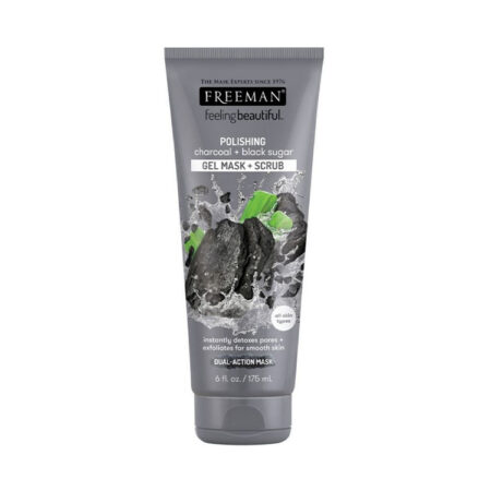 Freeman (USA) Feeling Beautiful Polishing Charcoal & Black Sugar Gel Mask + Scrub 175 ml