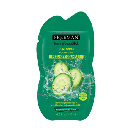 Freeman Feeling Beautiful Cucumber Renewing Peel-Off Gel Mask, 0.5 fl oz Sachet