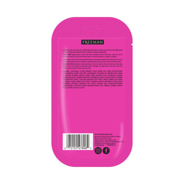 Freeman, Neon Vibes, Oil Absorbing, Clay Facial Mask - Image 2