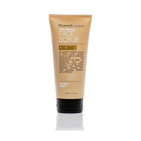 Pierre's Apothecary Polishing Face Scrub COCONUT with Sea Salt & Oranges 5.1 Oz