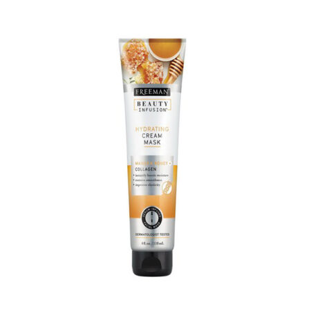 Beauty Infusion Manuka Honey And Collagen Hydrating Cream Mask By Freeman, 4 Oz