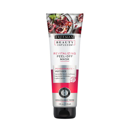 FREEMAN Beauty Infusion Mask Revitalizing Ounce Peptides 118ml, Pomegranate, 4 Fl Oz