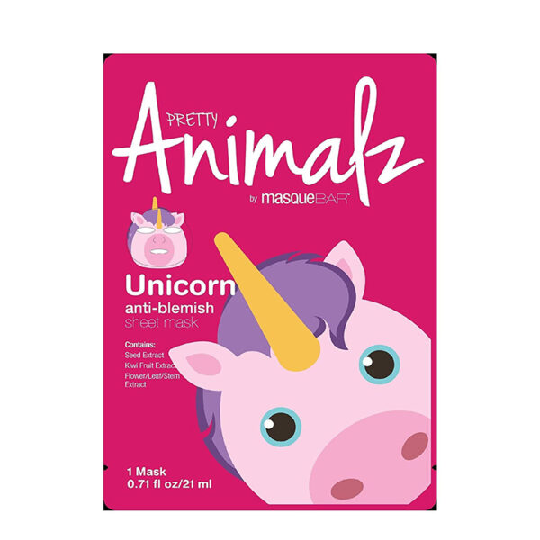 Pretty Animalz Unicorn Anti-Blemish Sheet Mask, pack of 1